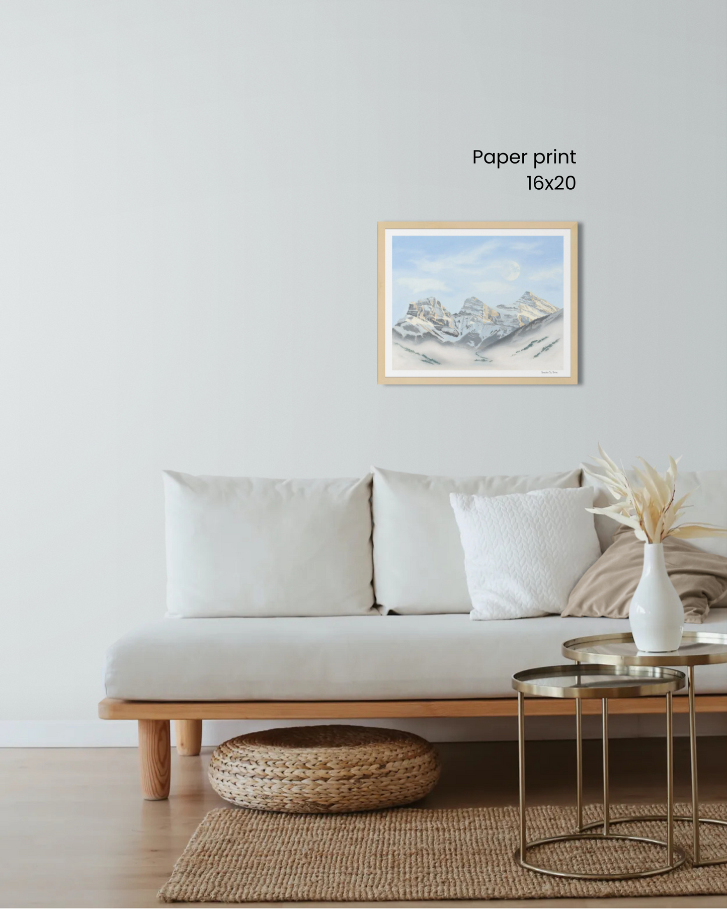 "Where We Meet the Moon" Print (Three Sisters, AB)
