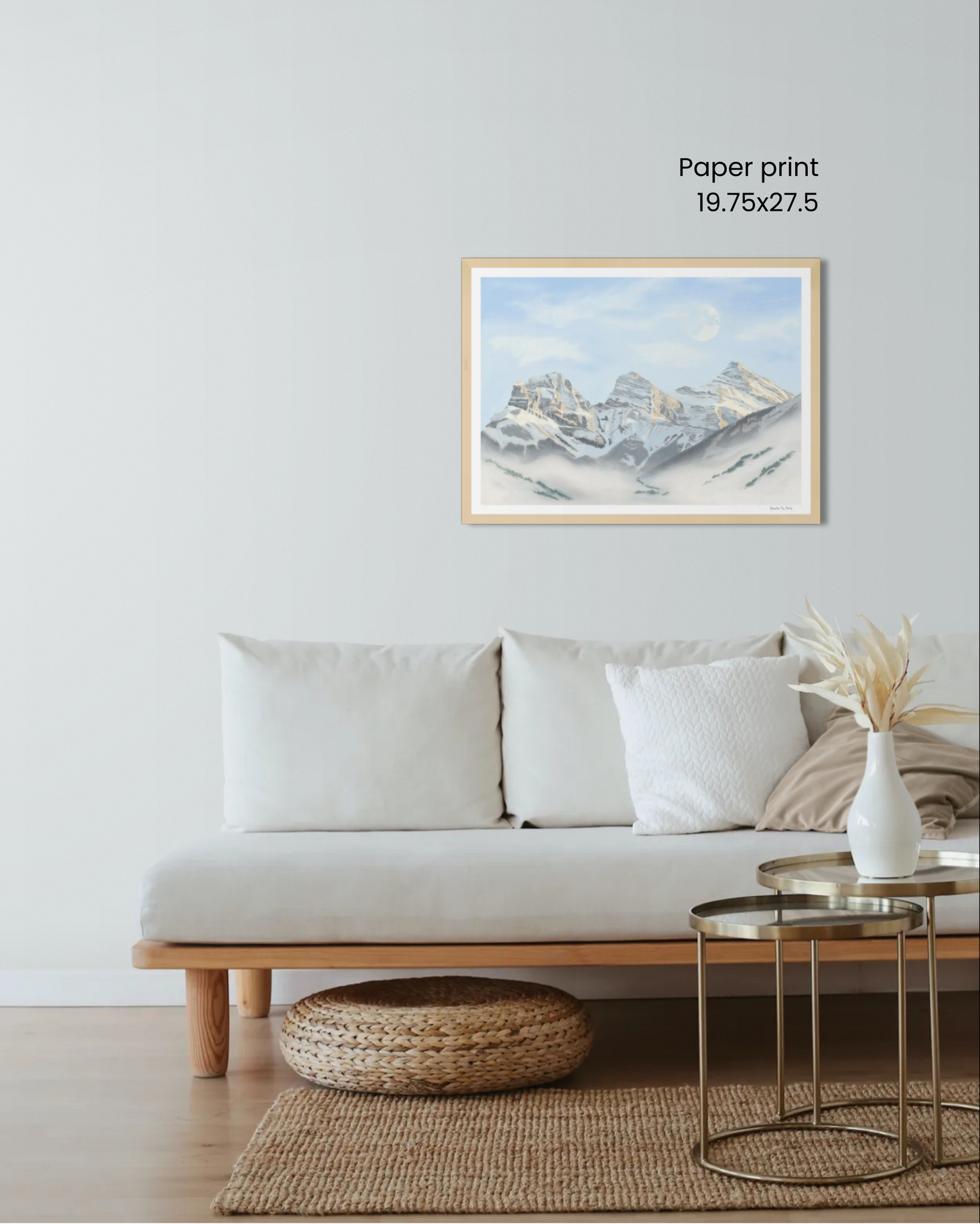 "Where We Meet the Moon" Print (Three Sisters, AB)