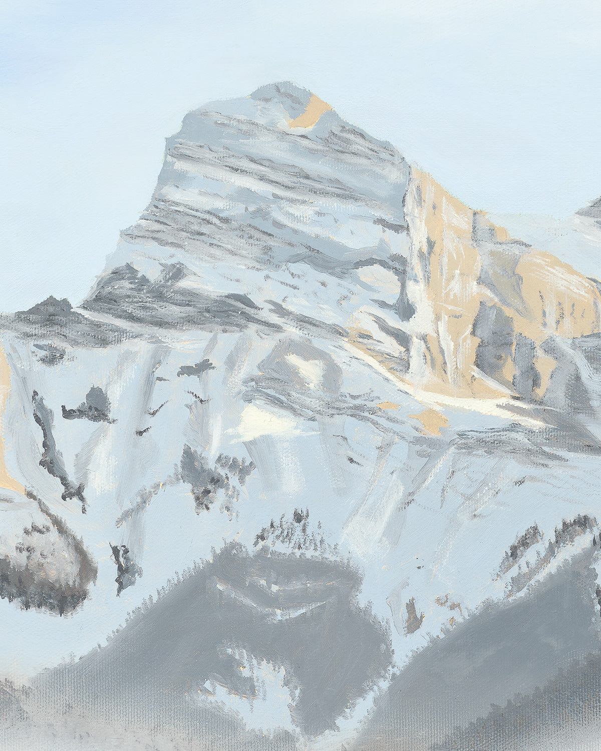 "Where We Meet the Moon" Print (Three Sisters, AB)