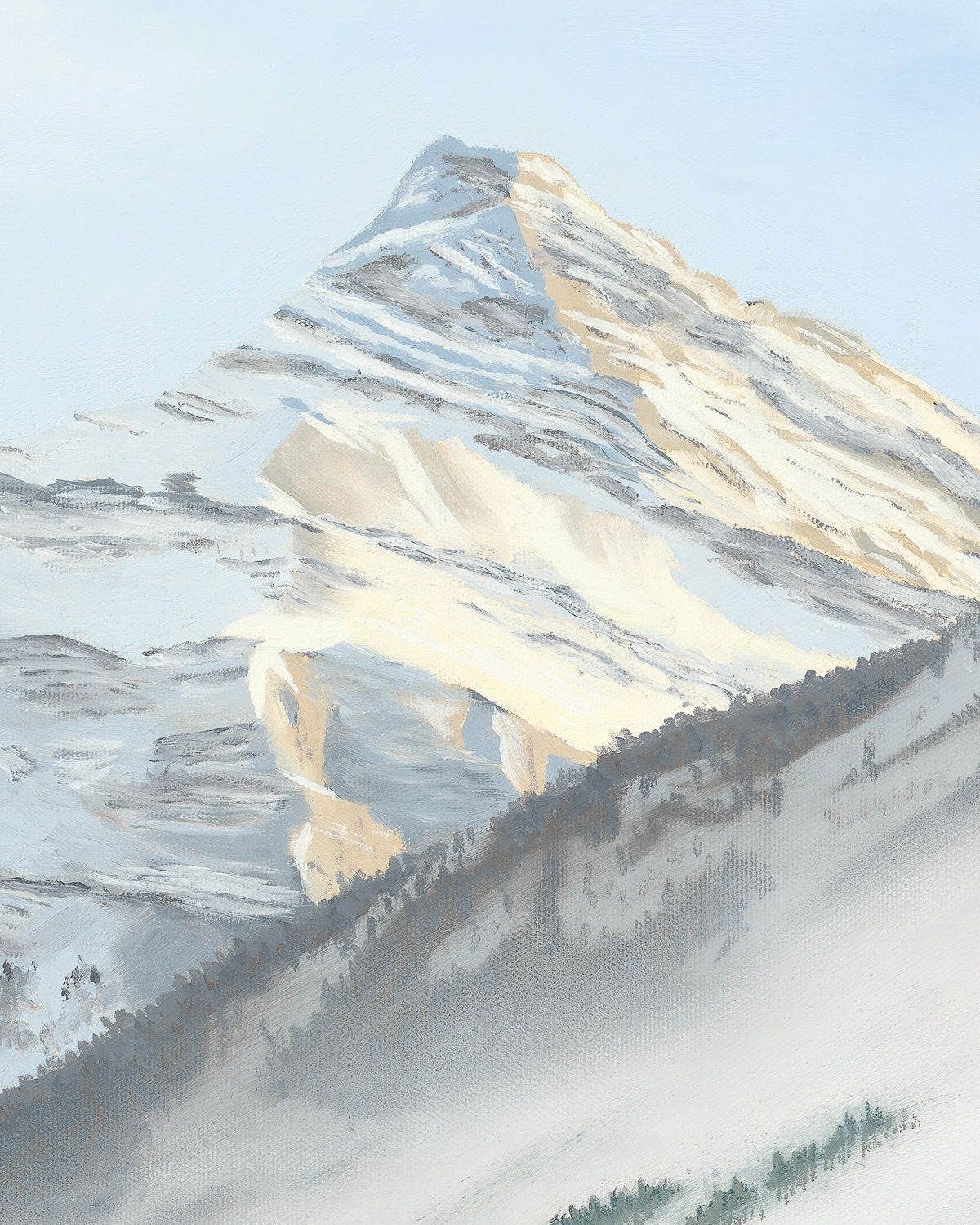 "Where We Meet the Moon" Print (Three Sisters, AB)