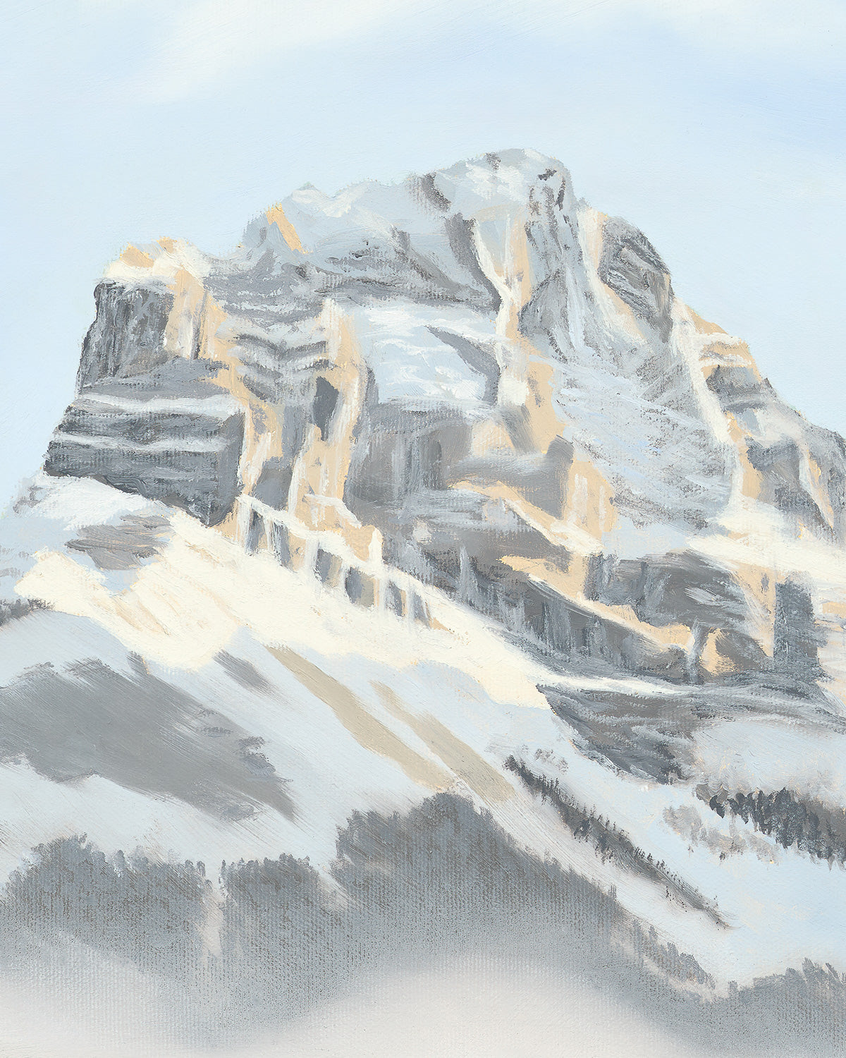 "Where We Meet the Moon" Print (Three Sisters, AB)