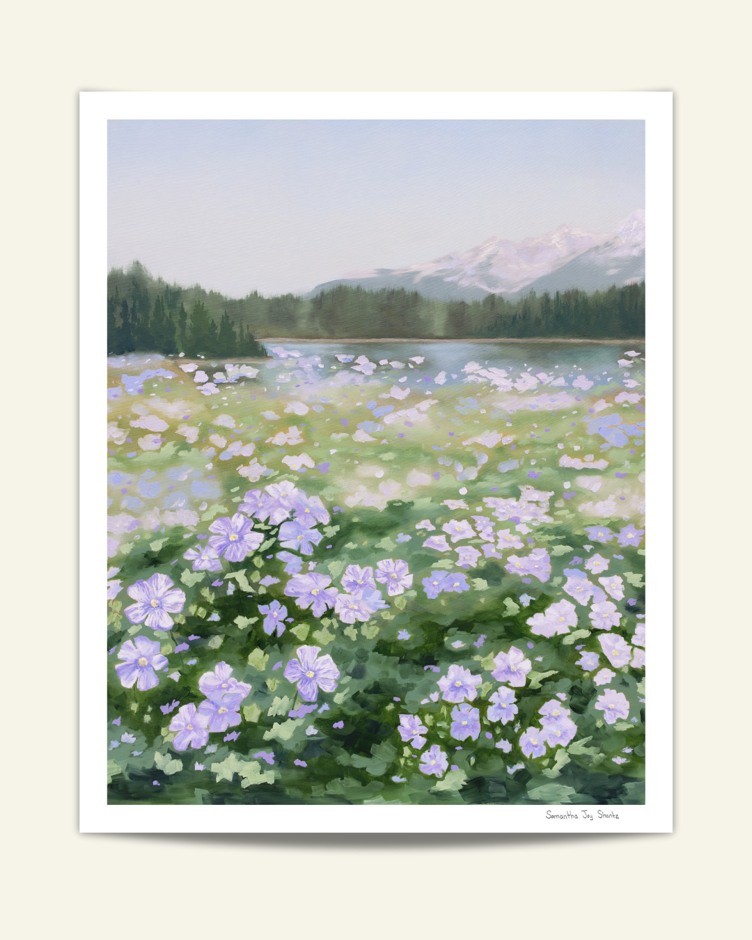 "Quarry Lake" Print