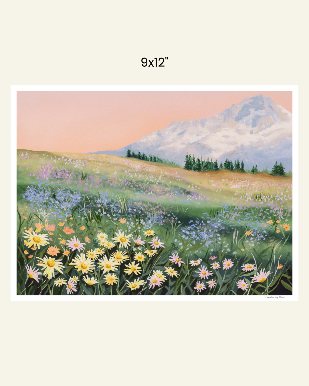 "Alpine Meadows" Print