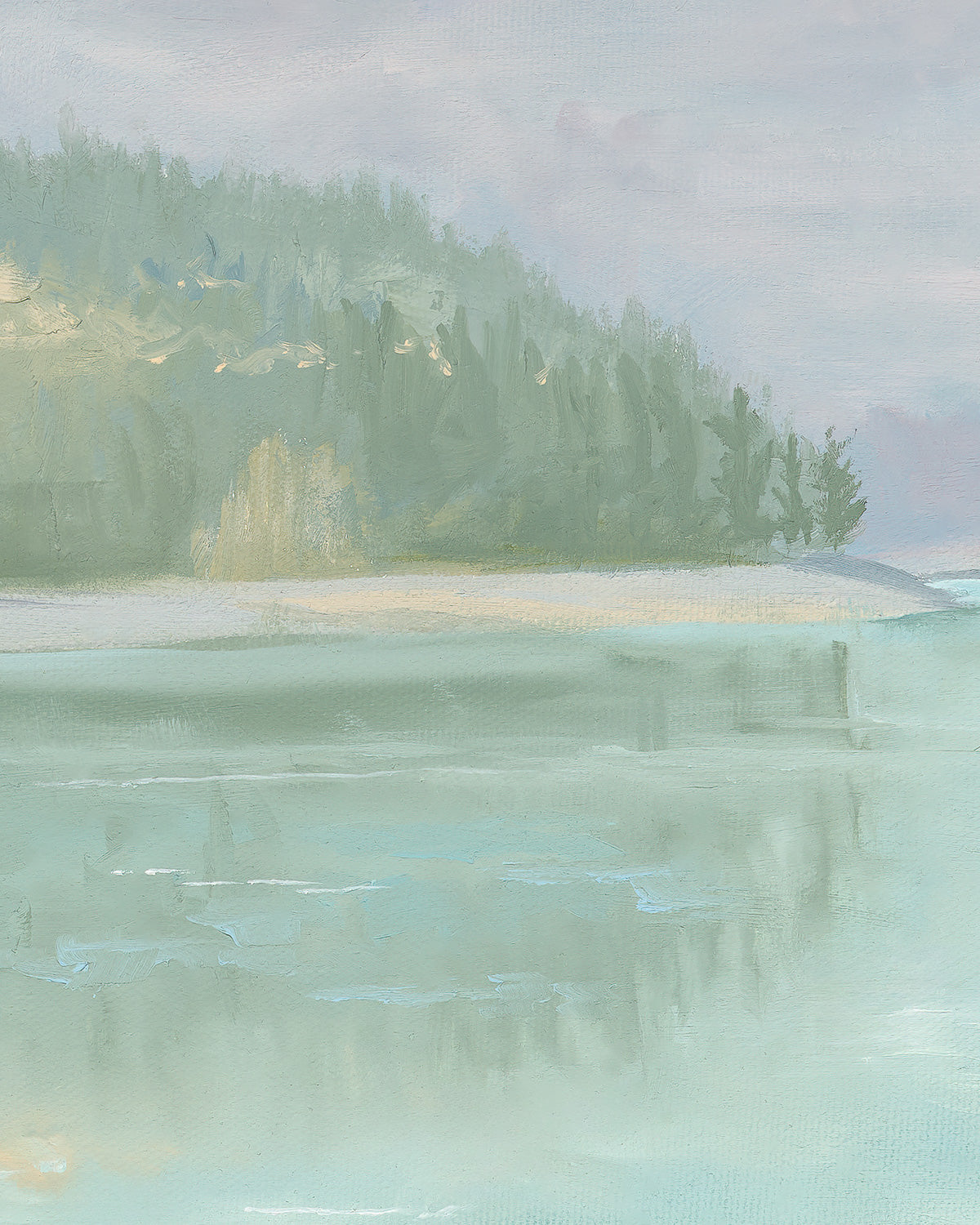 "Where Water Rests" Print (Barrier Lake)