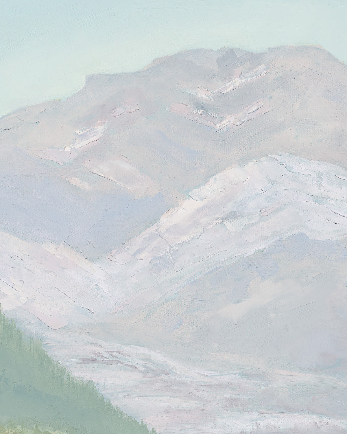 "Where Water Rests" Print (Barrier Lake)