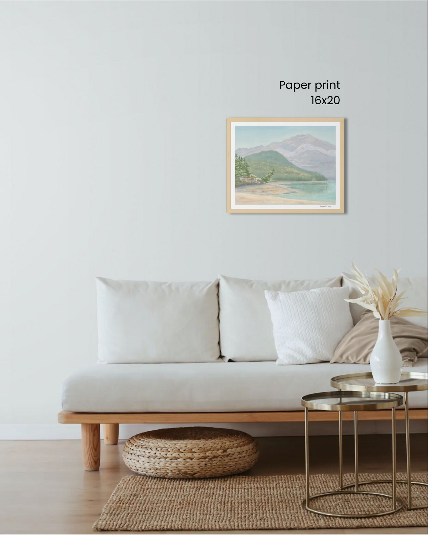 "Where Water Rests" Print (Barrier Lake)