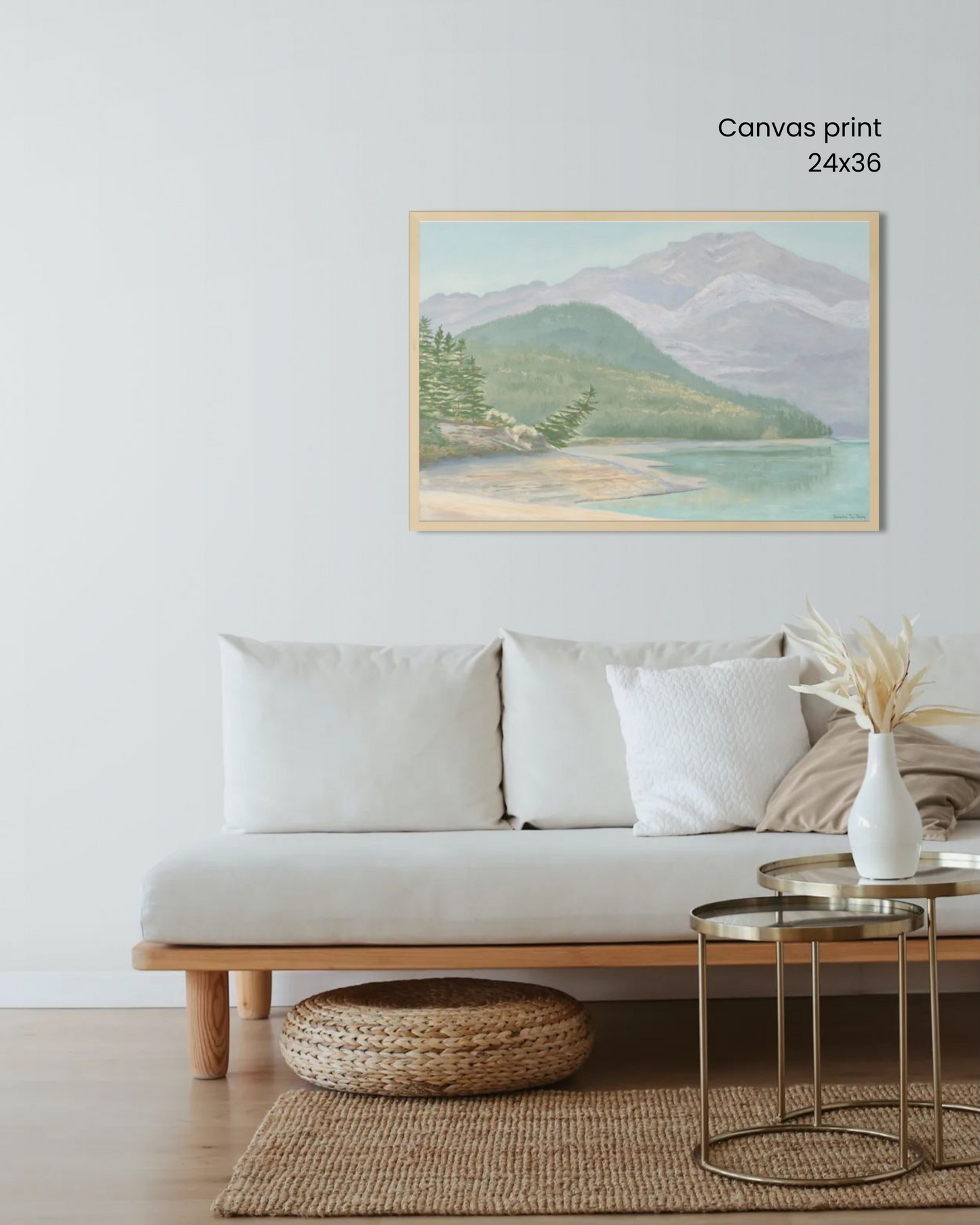 "Where Water Rests" Print (Barrier Lake)