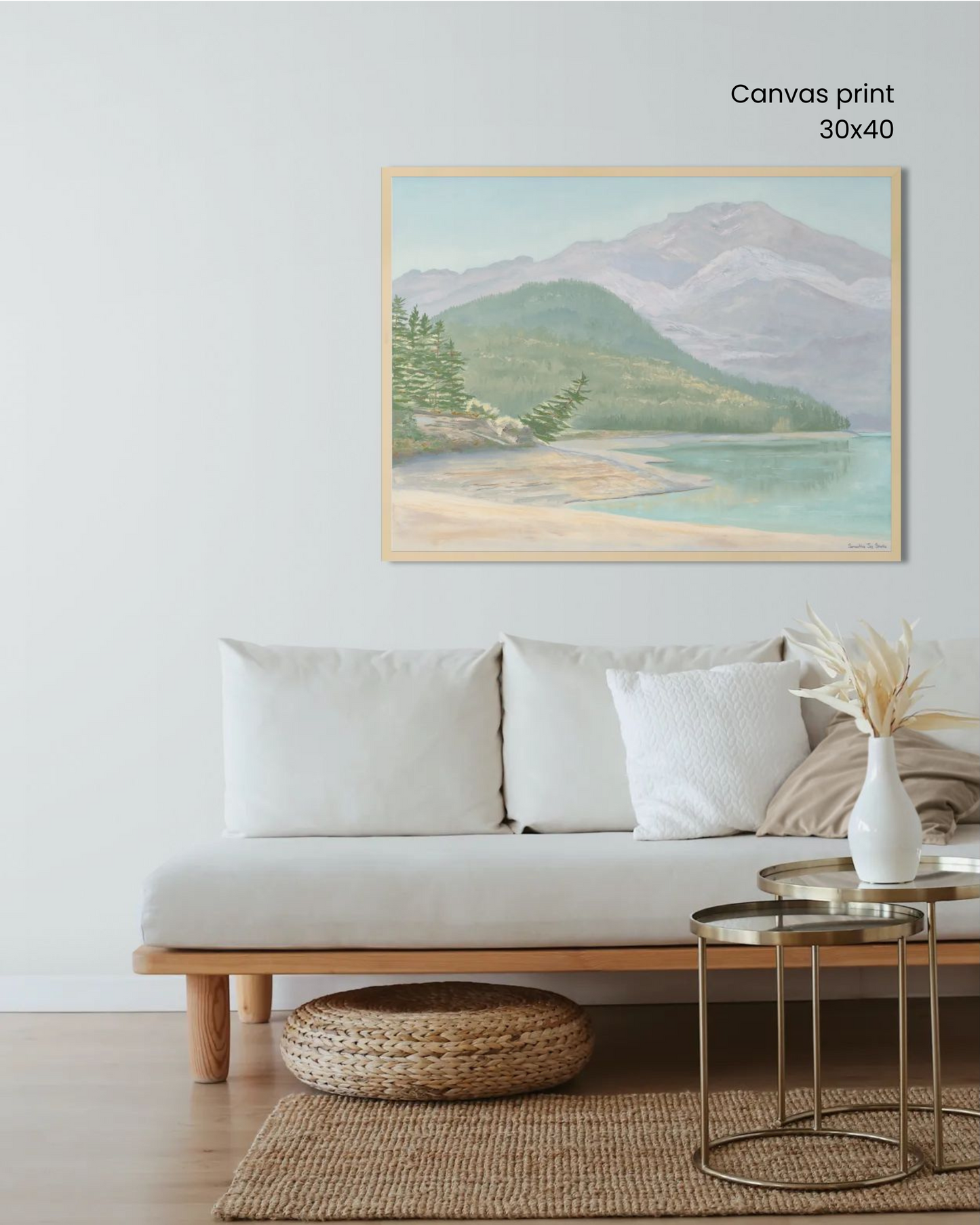 "Where Water Rests" Print (Barrier Lake)