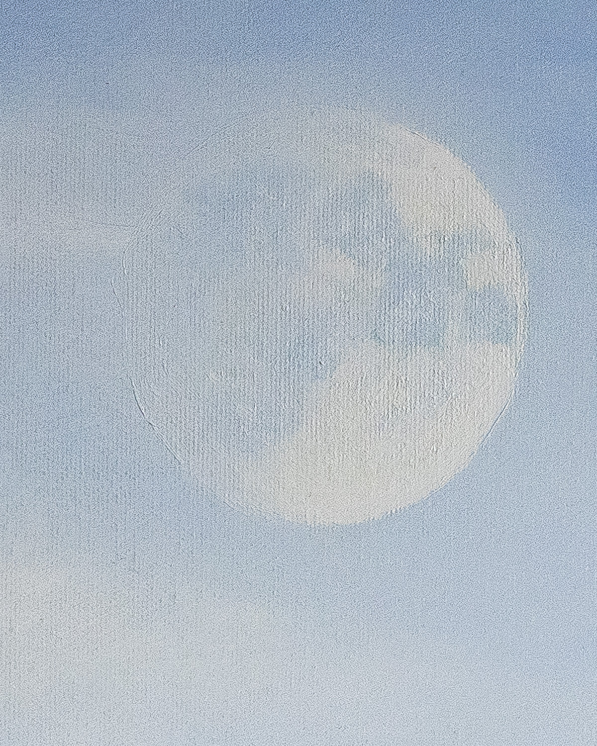 "Where We Meet the Moon" Original - 30x24" (Three Sisters, AB)