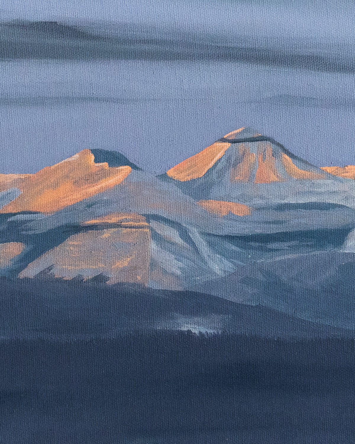 "Where Light Begins" Original - 28x20" (Kananaskis, Alberta)