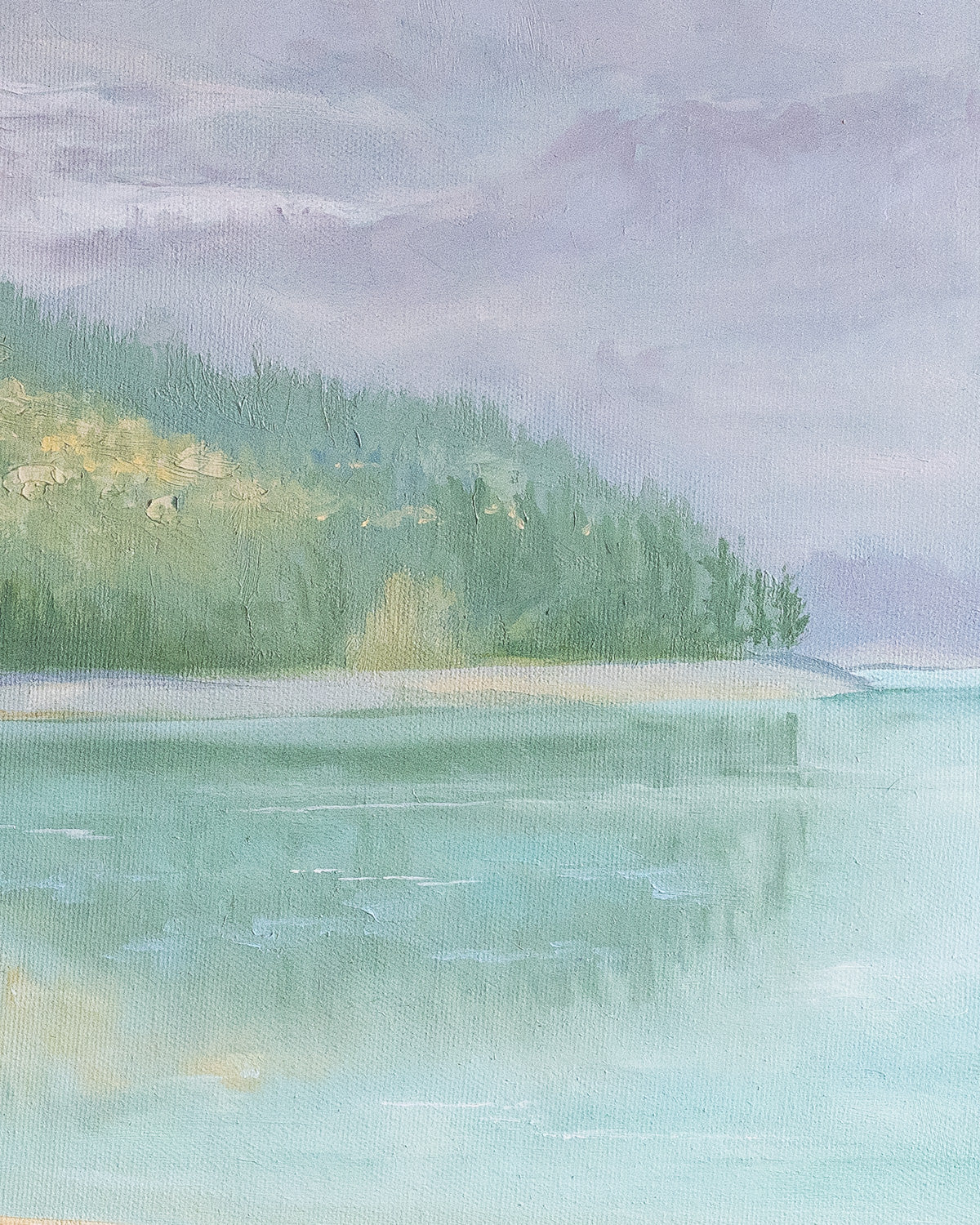 "Where Water Rests" Original - 24x20" (Barrier Lake, Alberta)