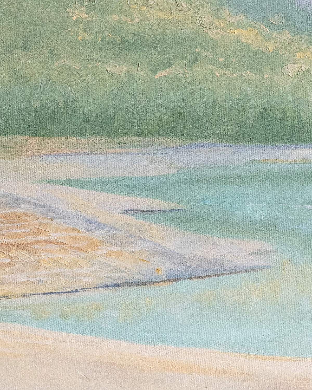 "Where Water Rests" Original - 24x20" (Barrier Lake, Alberta)