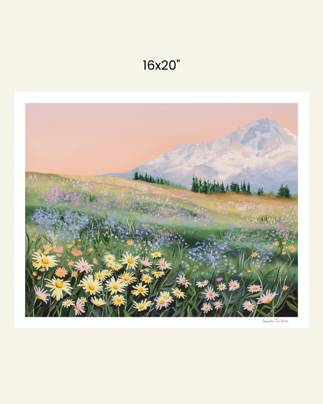 "Alpine Meadows" Print