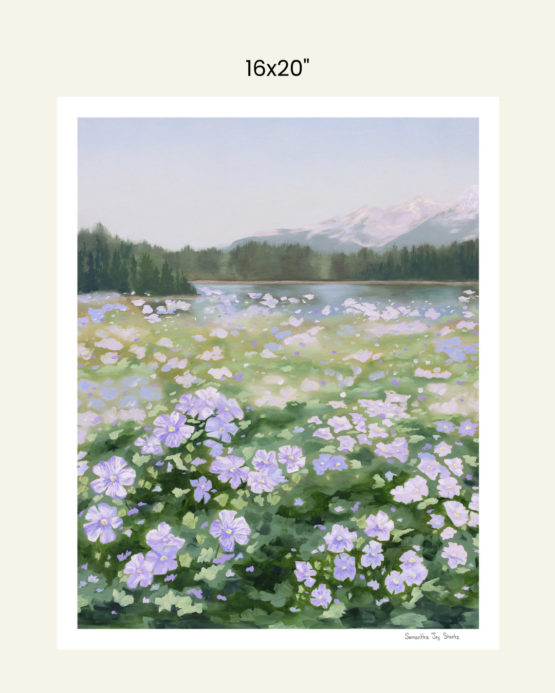 "Quarry Lake" Print