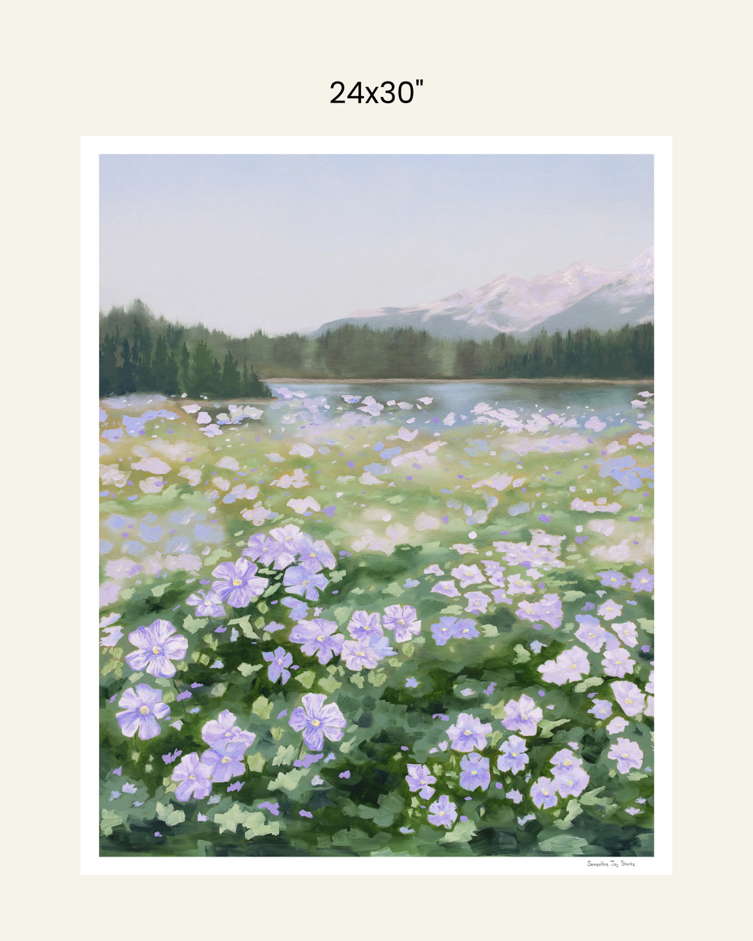 "Quarry Lake" Print