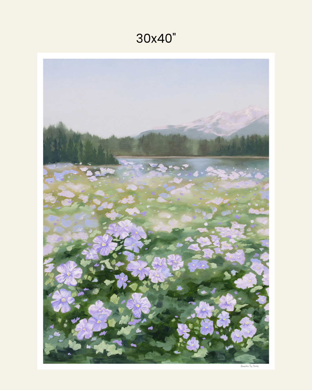 "Quarry Lake" Print