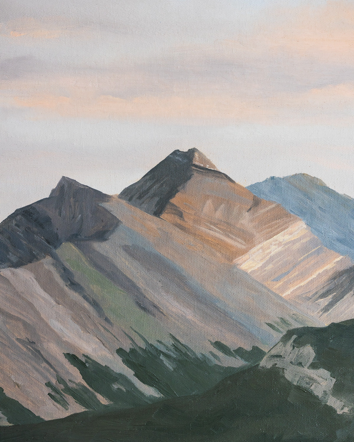 "Where Light Lingers" Original - 30x20" (Kananaskis, Alberta)