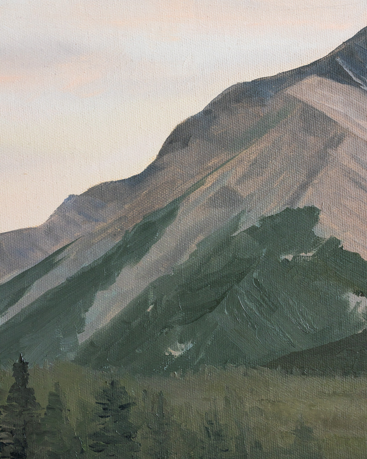 "Where Light Lingers" Original - 30x20" (Kananaskis, Alberta)