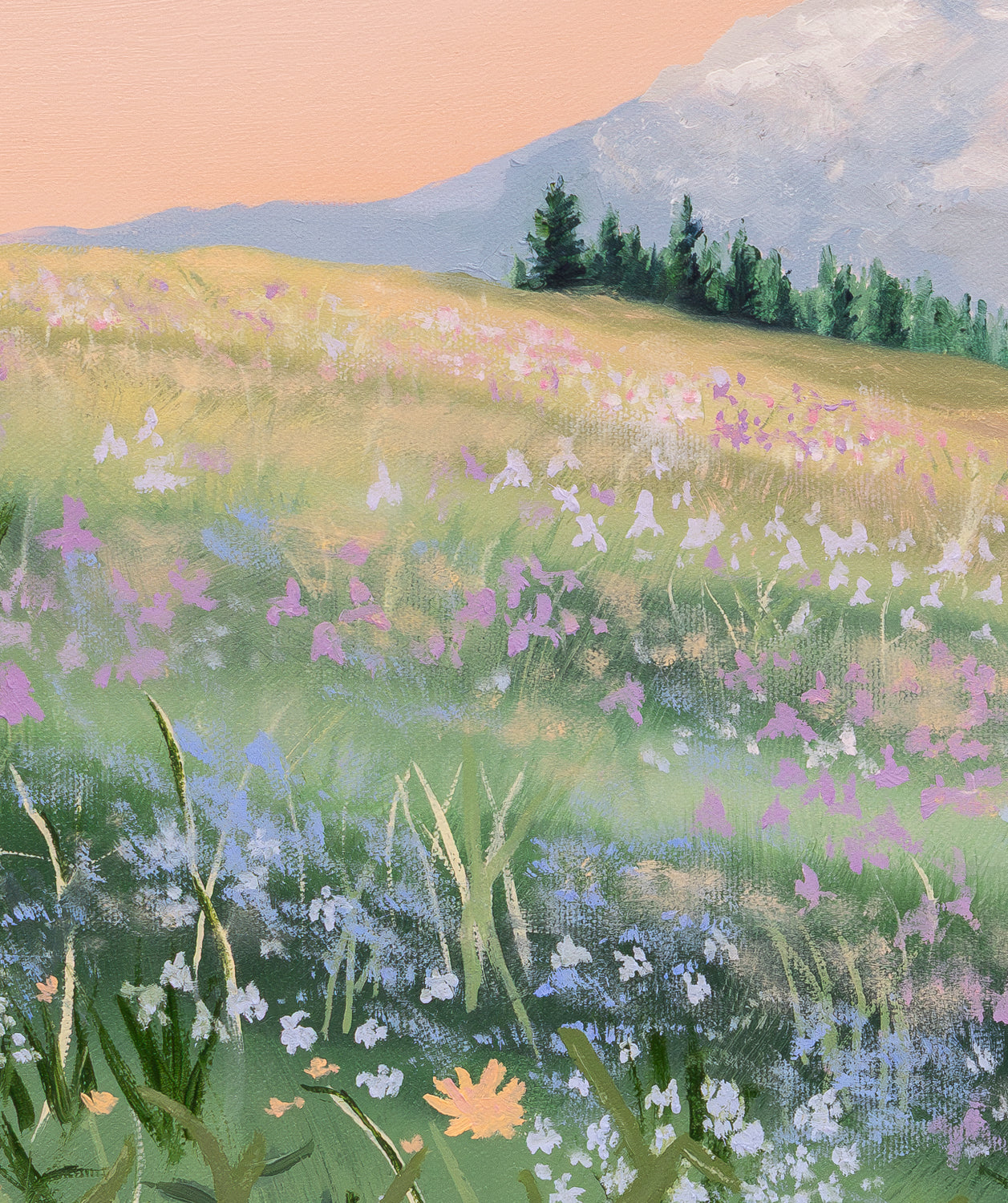 "Alpine Meadows" Original - 24x20"
