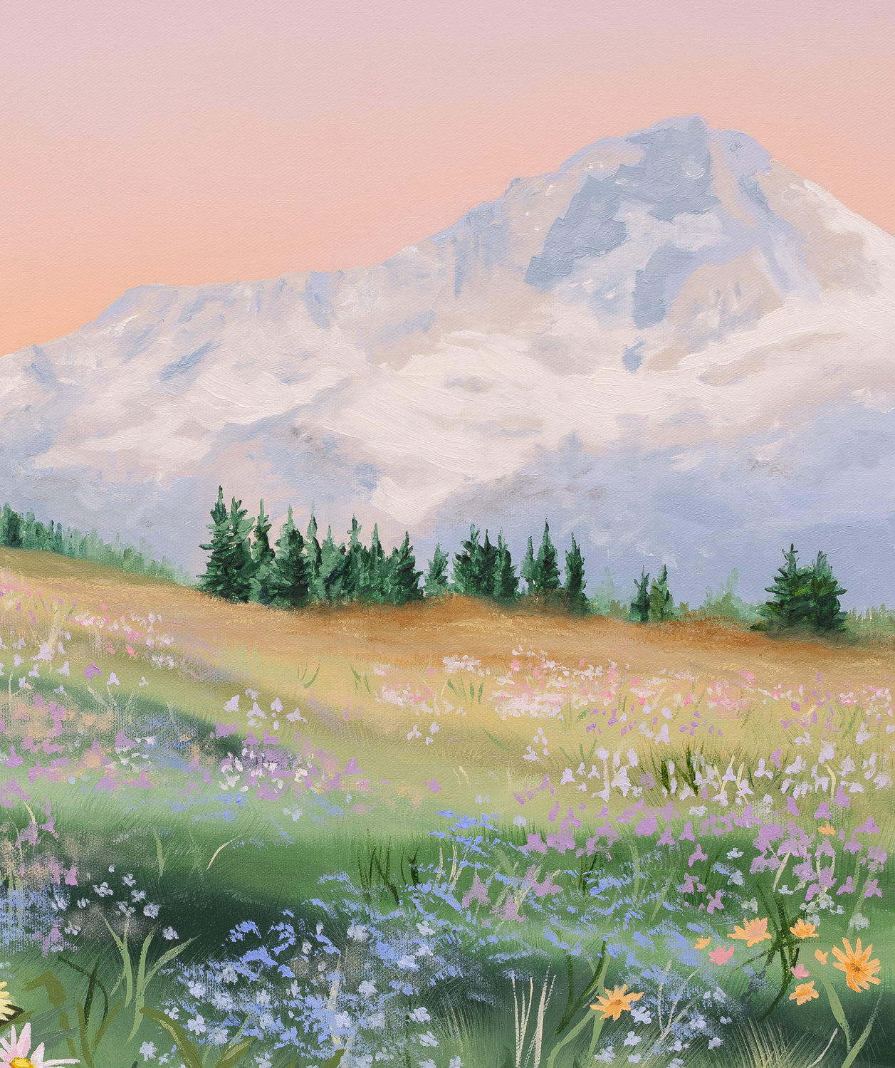"Alpine Meadows" Original - 24x20"