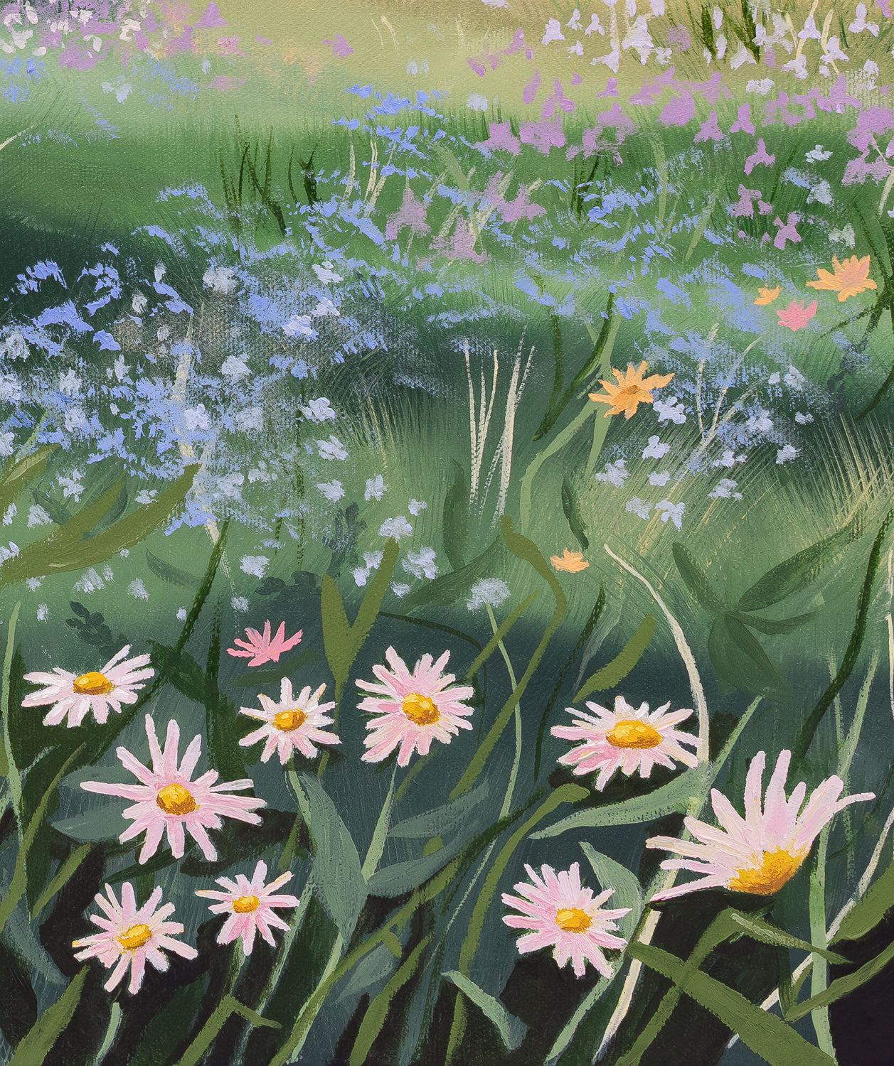 "Alpine Meadows" Original - 24x20"