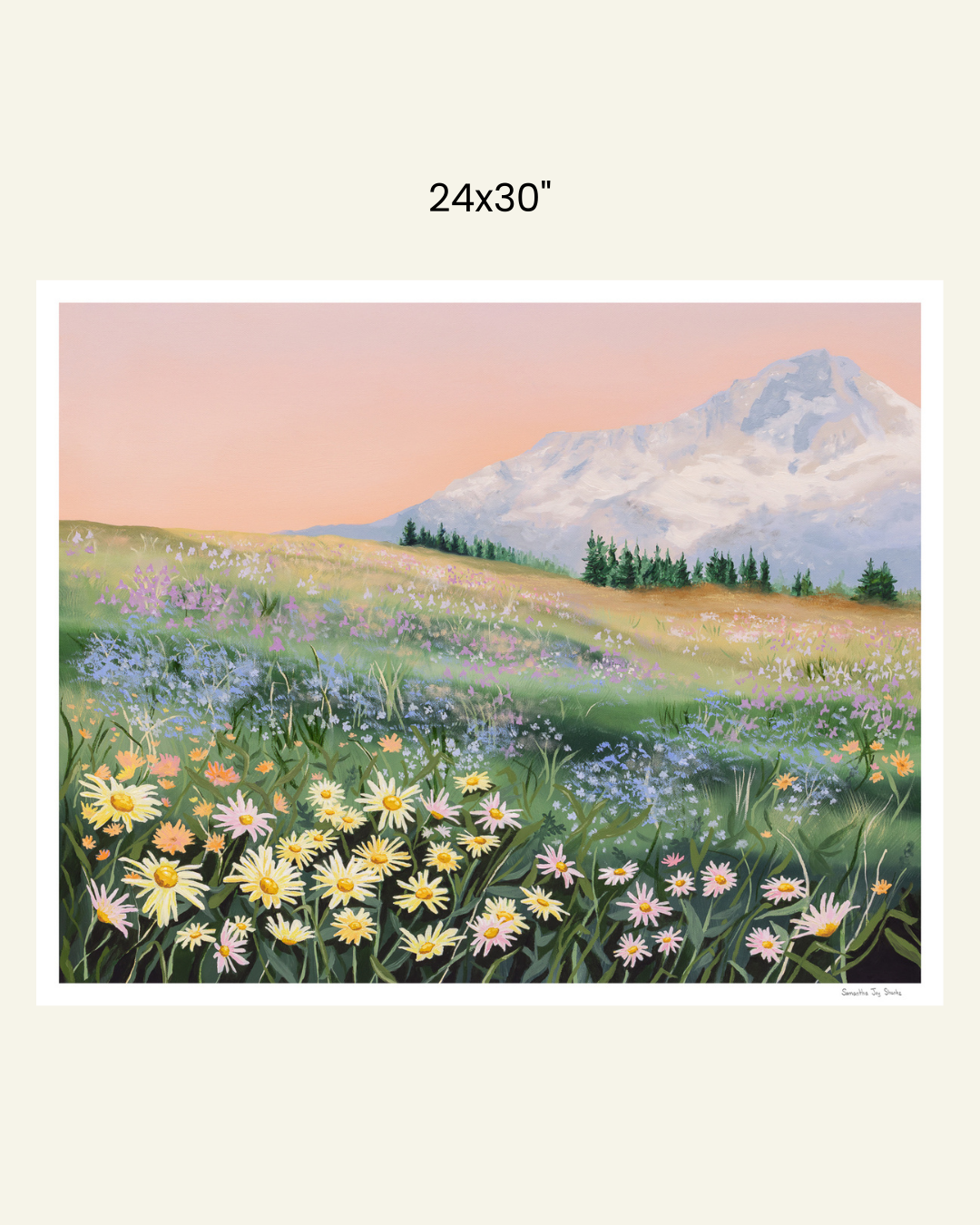 "Alpine Meadows" Print