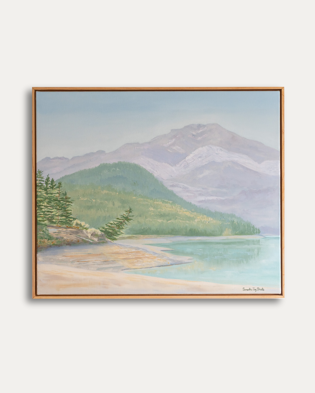 "Where Water Rests" Original - 24x20" (Barrier Lake, Alberta)