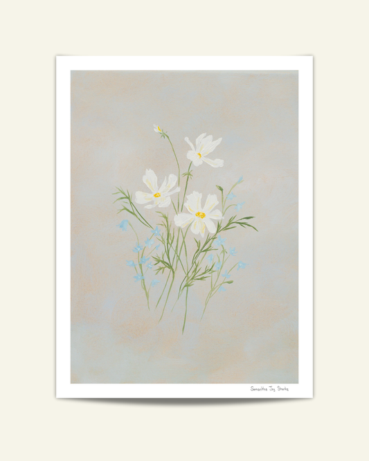 "A Little Something Blue" Print