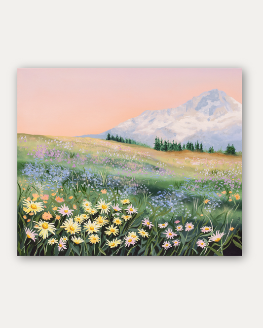 "Alpine Meadows" Original - 24x20"