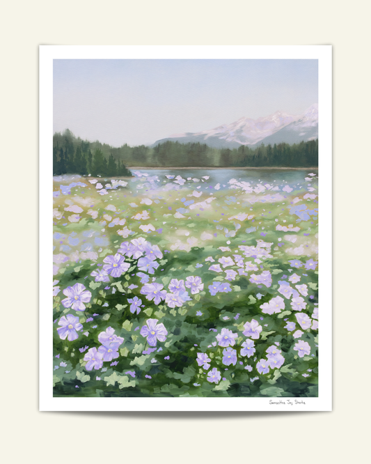 "Quarry Lake" Print