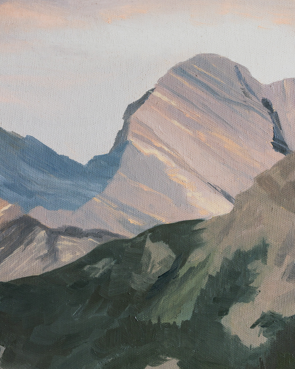 "Where Light Lingers" Original - 30x20" (Kananaskis, Alberta)