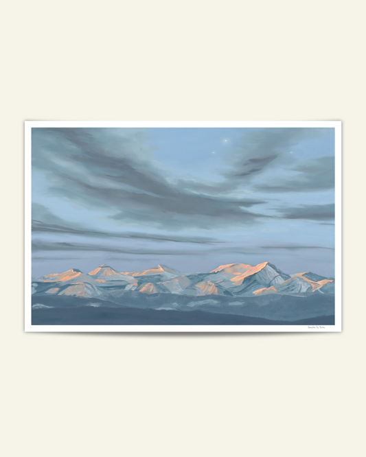 "Where Light Begins" Print (Kananaskis)