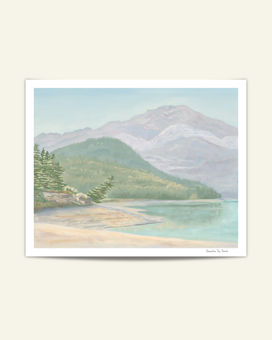 "Where Water Rests" Print (Barrier Lake)