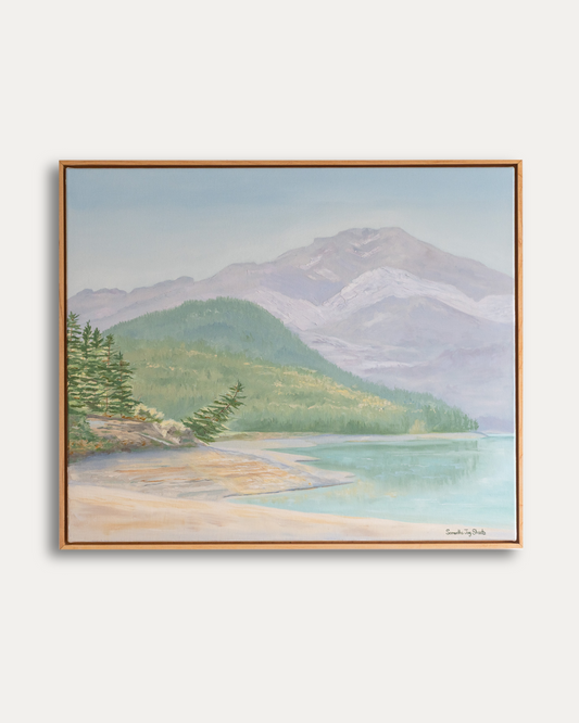 "Where Water Rests" Original - 24x20" (Barrier Lake, Alberta)
